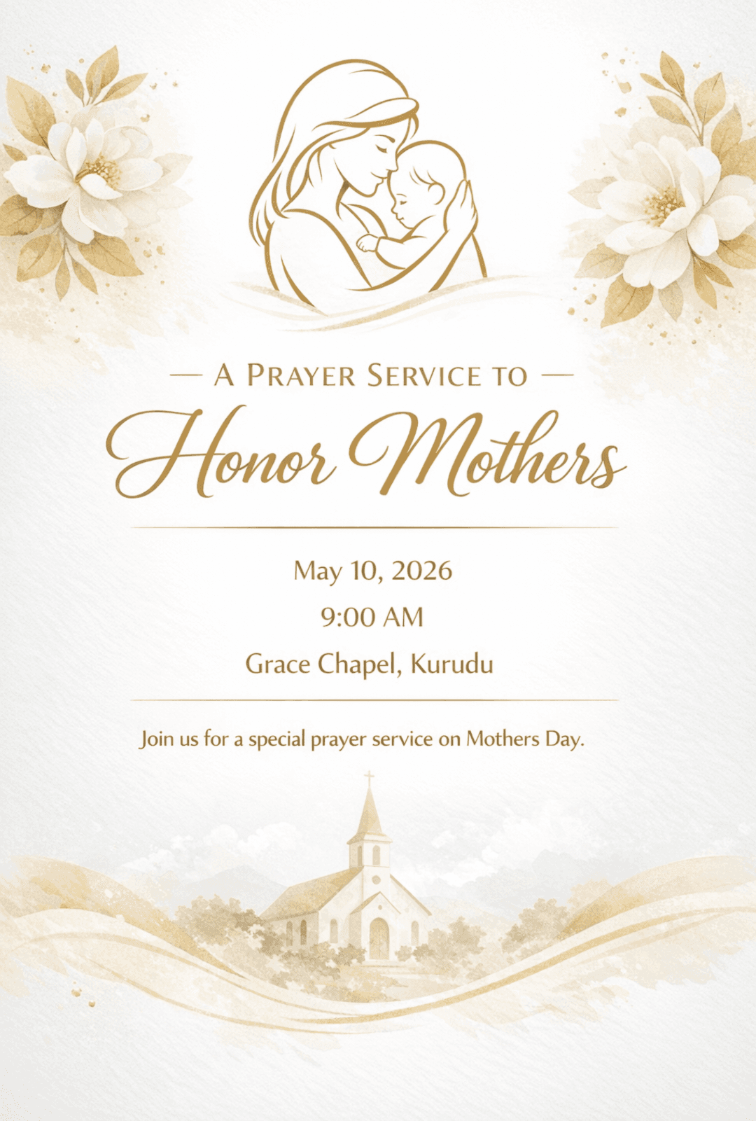 Honor Mothers flyer preview